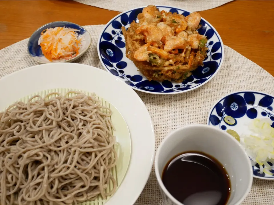 18/12/31 年越し蕎麦 かき揚げ 紅白なます|ikukoさん