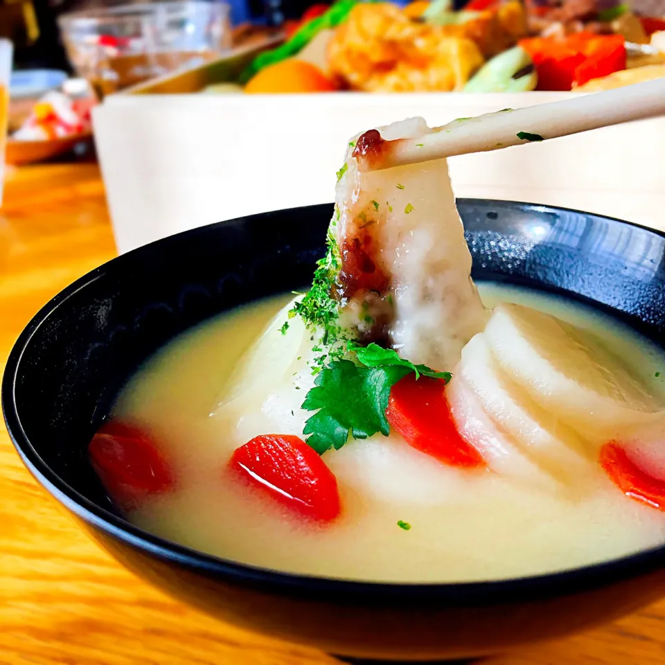 香川のあんもち雑煮|にこりんさん