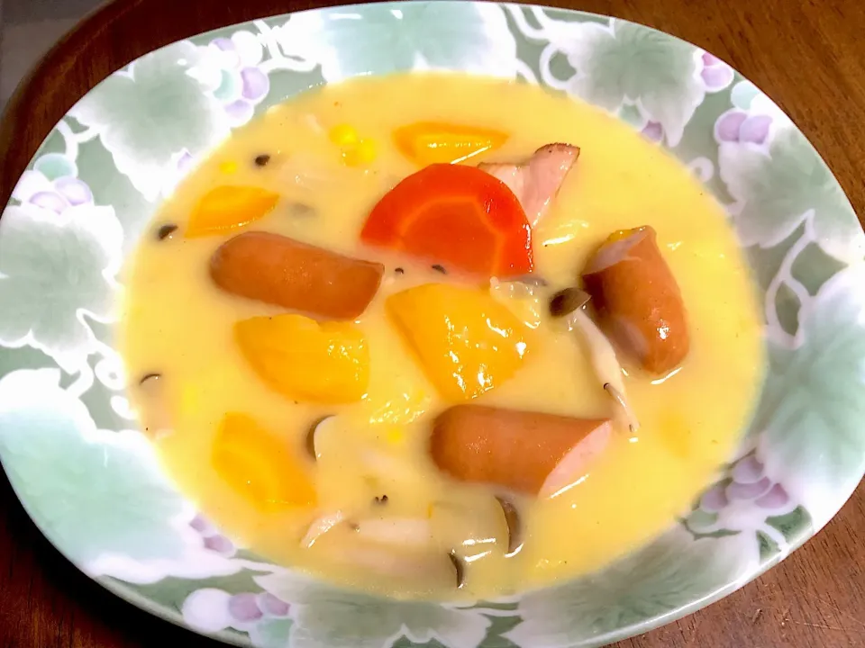 黄金かぶと白菜と金時人参のシチュー|ひだまり農園さん