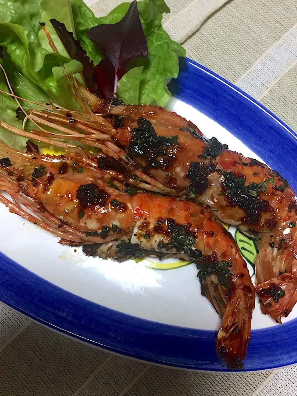 ぼたん海老の甘辛香味焼き〜♪|miya39さん
