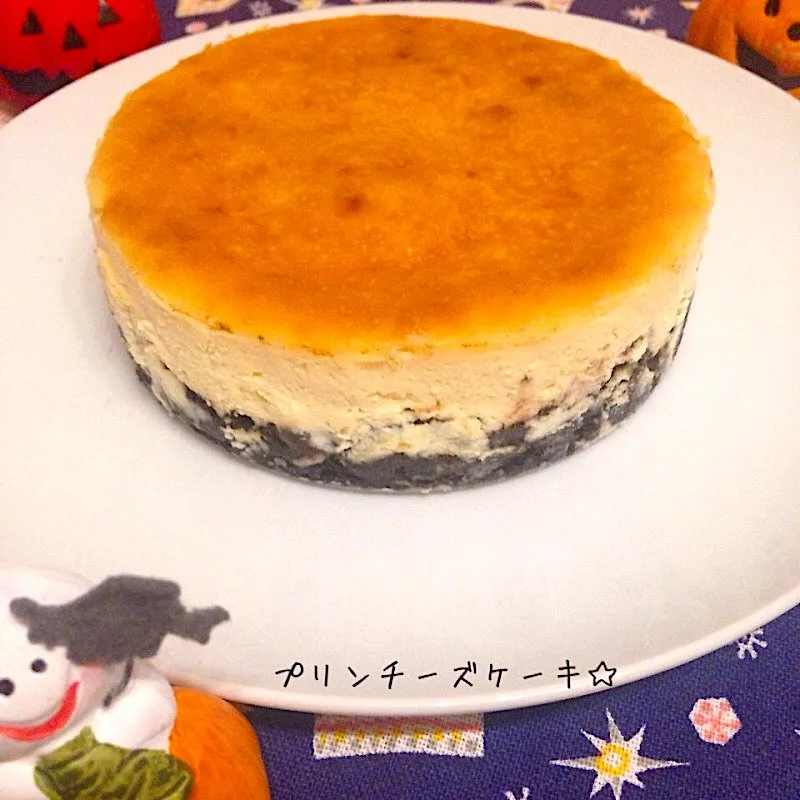 #プリンチーズケーキ #オレオ  #湯煎焼き|❁❁❁さん