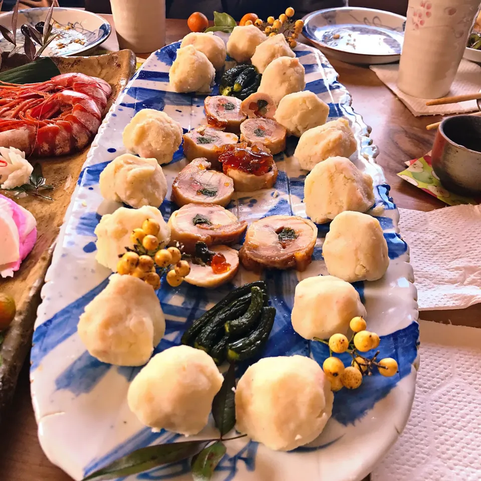 毎年恒例の飲み友宅での新年会〜マッシュポテト他〜|ち〜おんさん