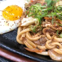 Snapdishの料理写真:小倉焼きうどん|ATSUHIROさん