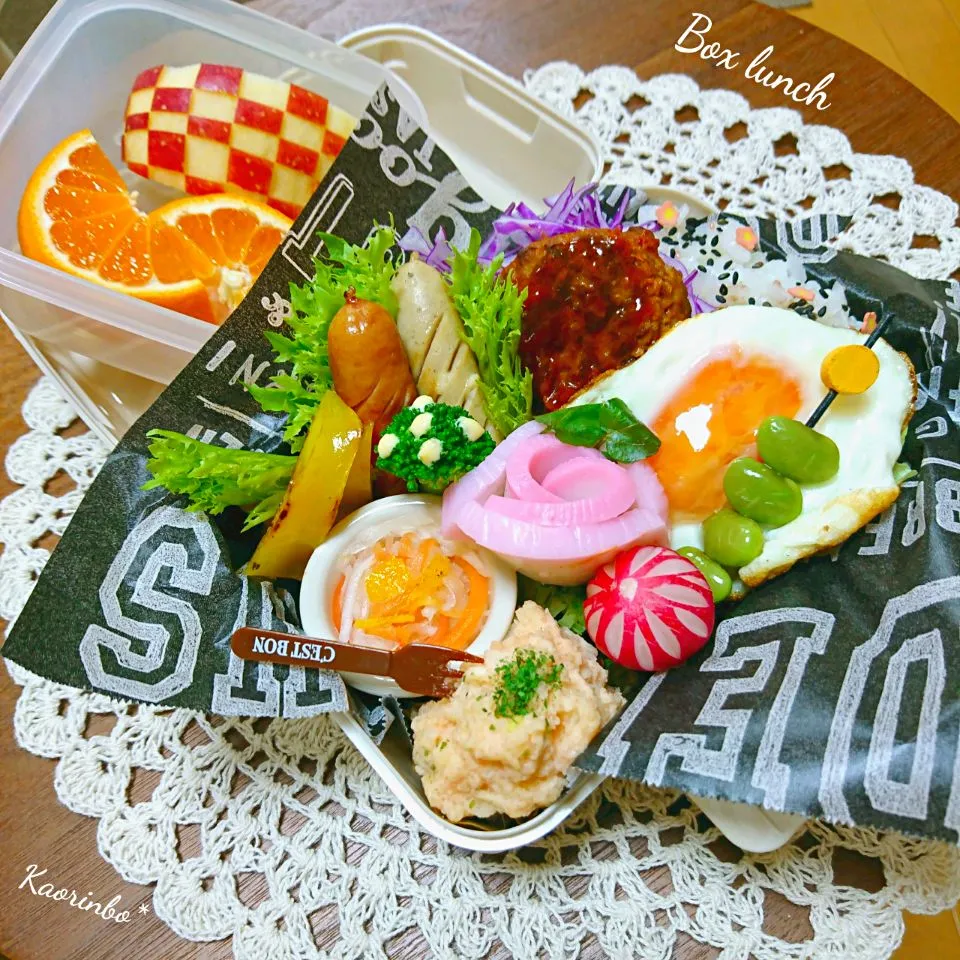 Snapdishの料理写真:夫弁当|Kaorinboさん