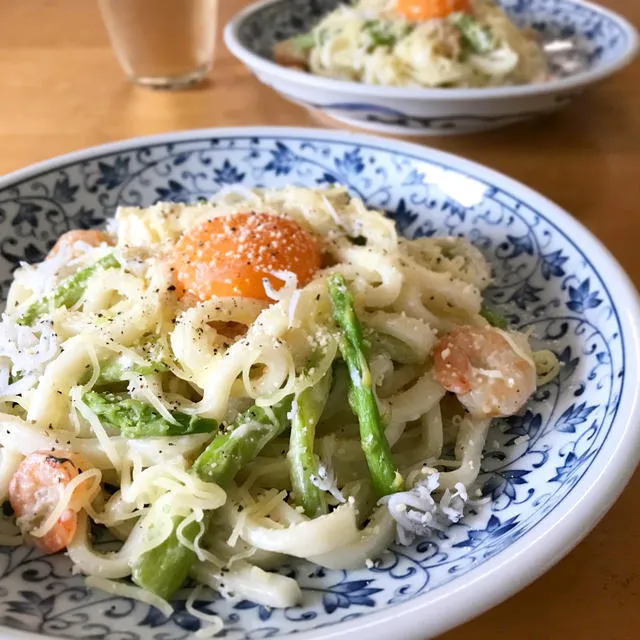 aikoさんの簡単カルボナーラうどん #レシピブログ #RecipeBlog|レシピブログさん