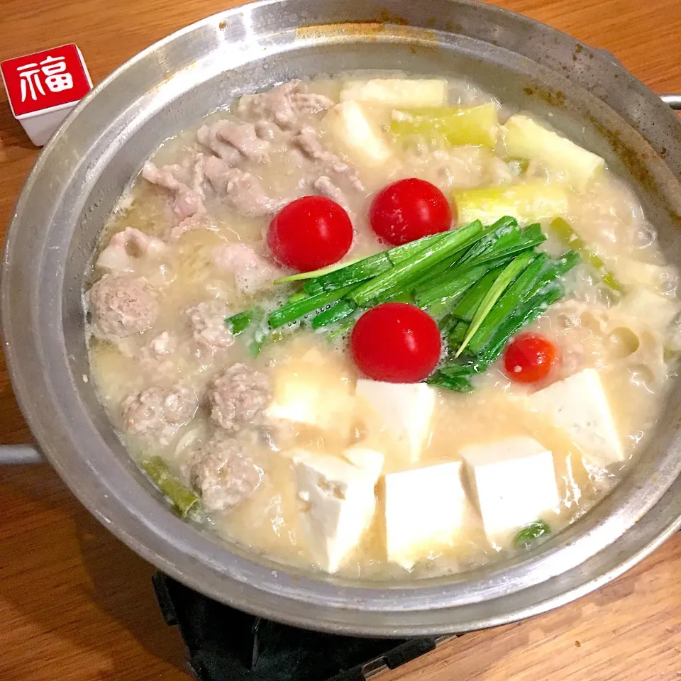 どぶろく鍋🍶 タッマンカリ風美酒鍋|くろあおさん