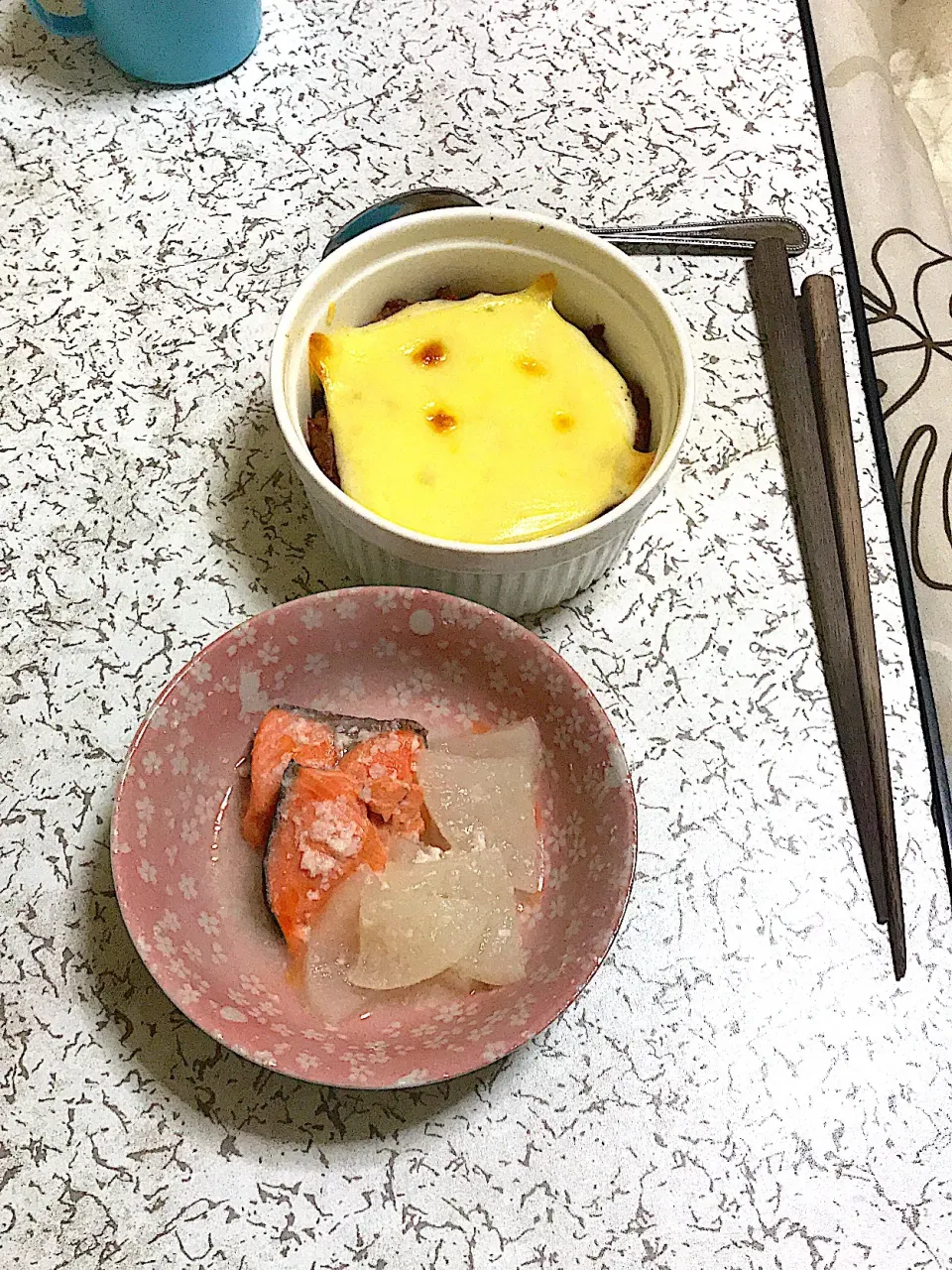 ムカサと、サーモンと大根の塩麹煮(*´꒳`*)|波瑠 燐華さん