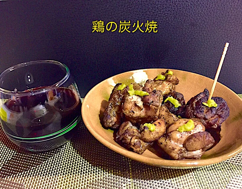 昨夜の鶏の炭火焼と🍷|Shin_chanさん