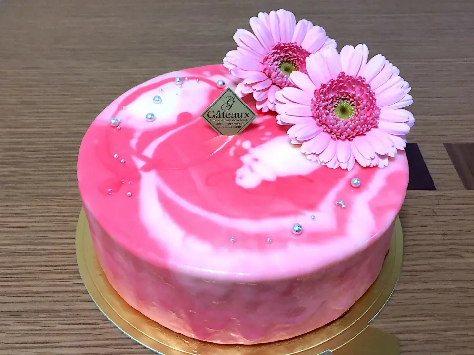 pink ミラーケーキ🎀|Aozoraさん