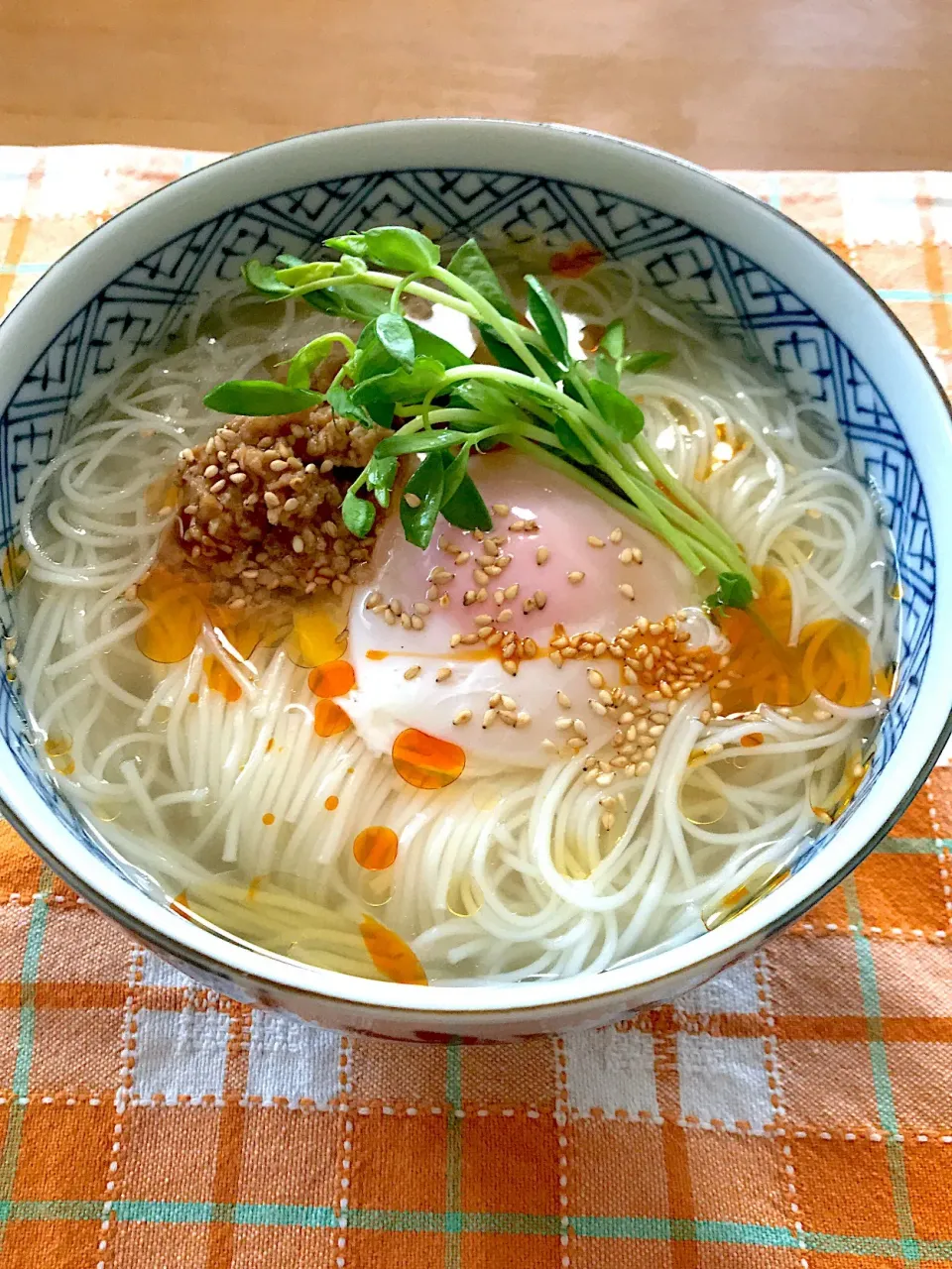 Snapdishの料理写真:にゅう麺タンタン風？！🎶|BooBooさん