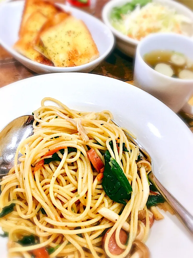 Snapdishの料理写真:パスタでランチ○°。|rumi♪さん