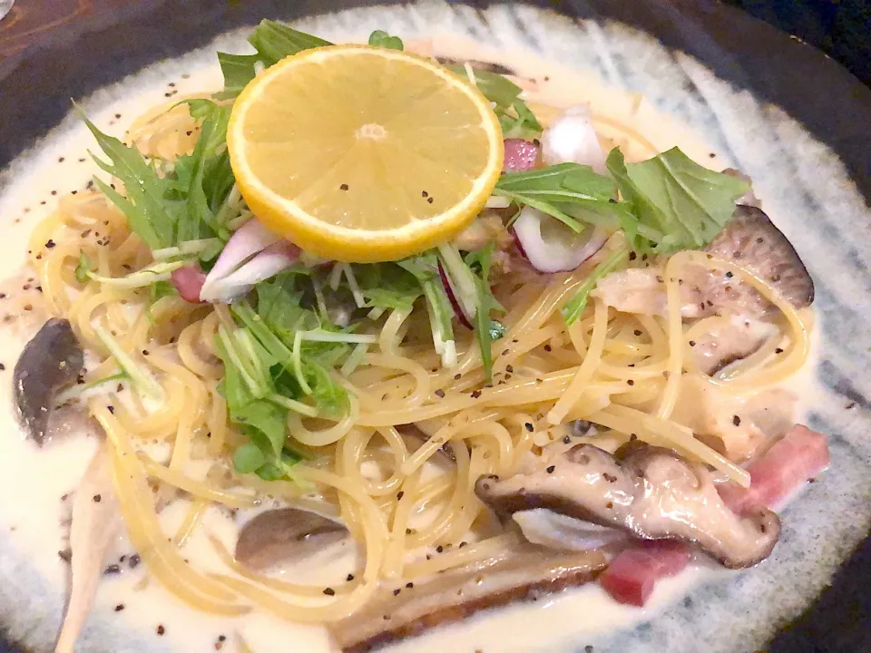 #きのことゴボウのクリームパスタ #パスタ #ランチ|Shino88さん