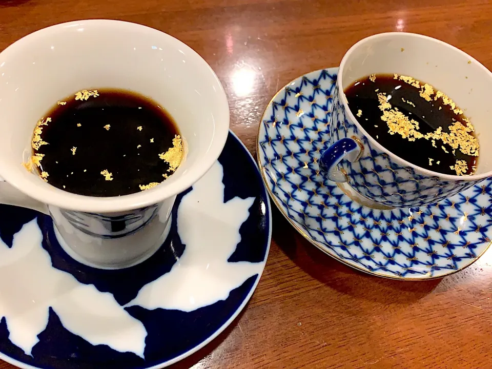 金箔入りコーヒー
＃クレメント|Akiko Yoshidaさん