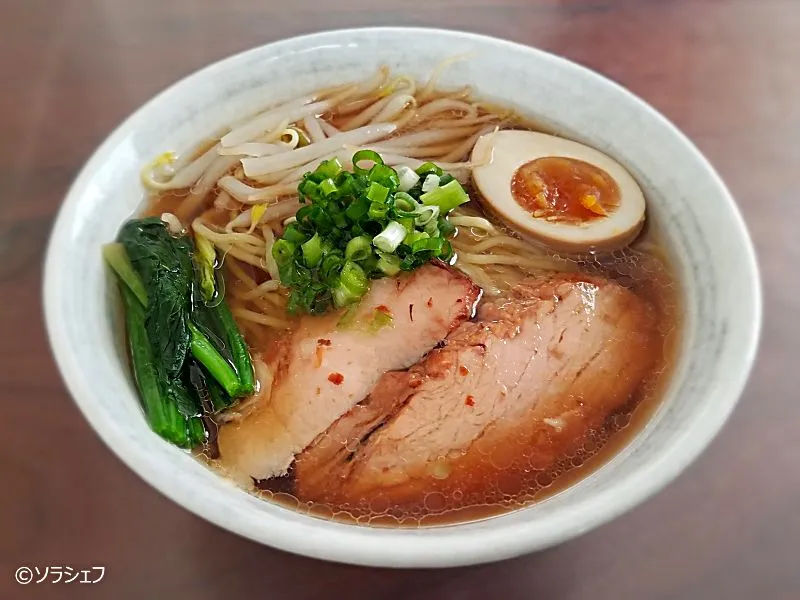 今日の昼ご飯は醤油ラーメンだよ(*^^*)|ソラシェフさん