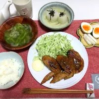 手羽先の胡麻味噌焼き|さくらさん