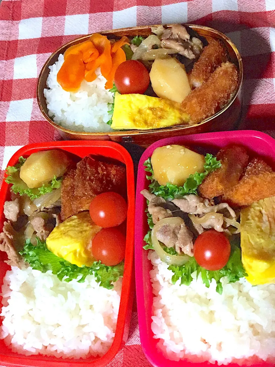 高3次女 お弁当🍱
小2 小4  児童館お弁当🍱|しげっちさん