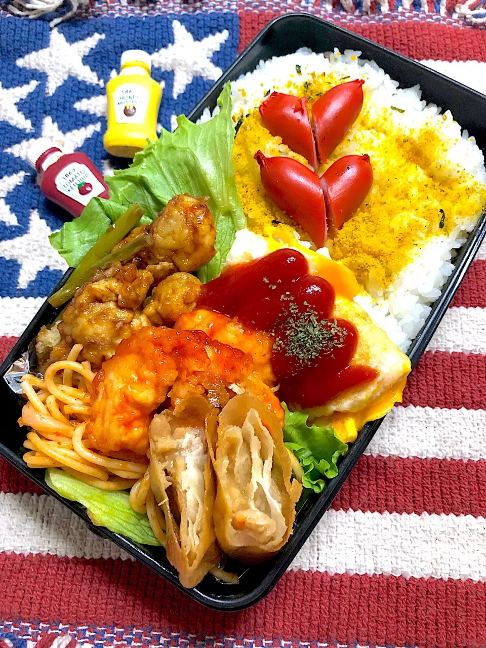 中華ハート♥️弁当🍱|三姉妹のママさん