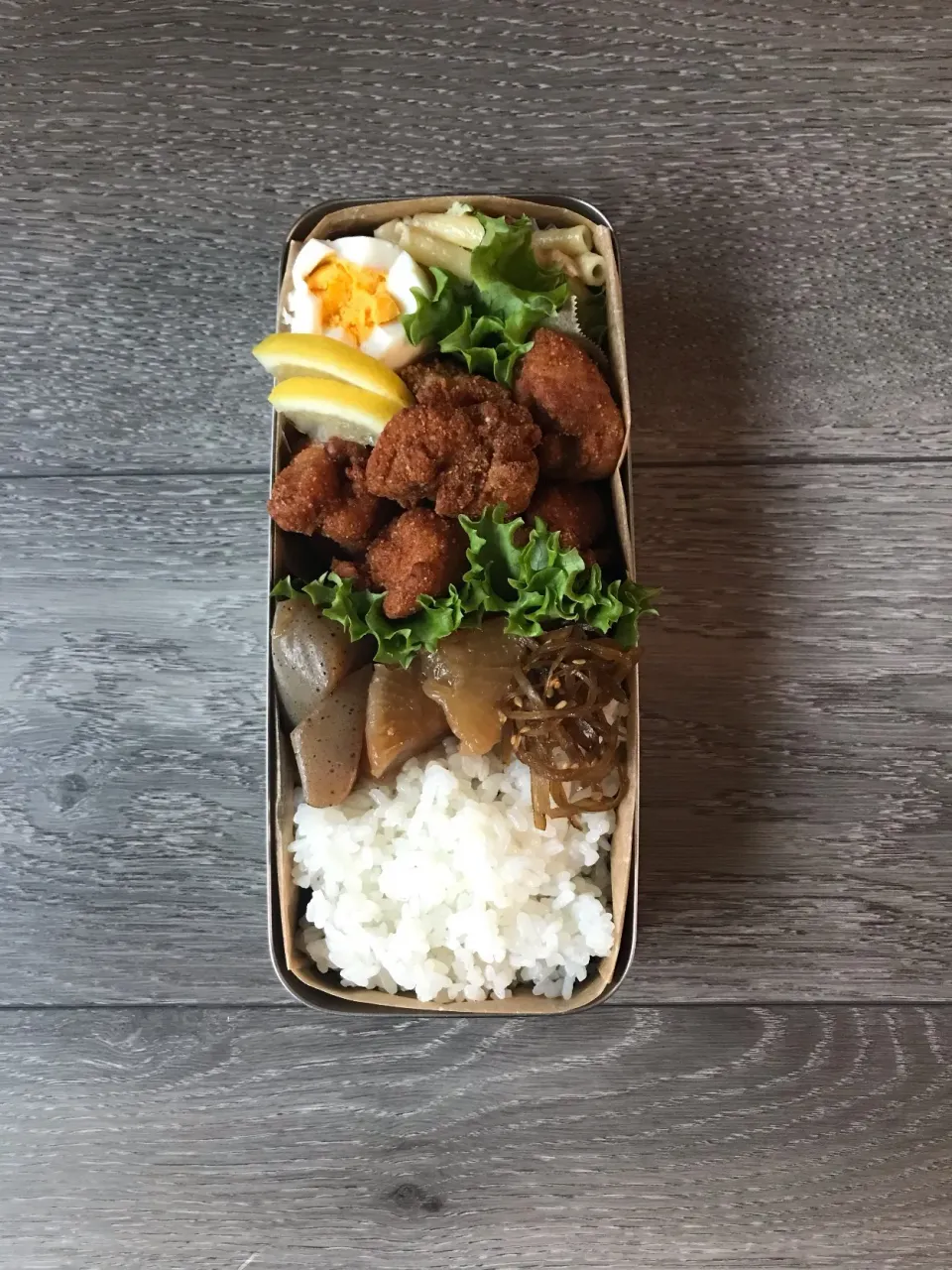 #2019お弁当#唐揚げ弁当|サクサクさん