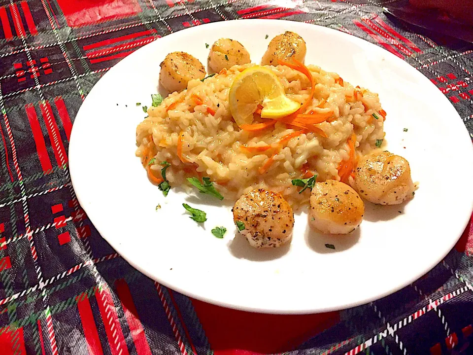 Rice with scallops|John Baker Greskiewiczさん