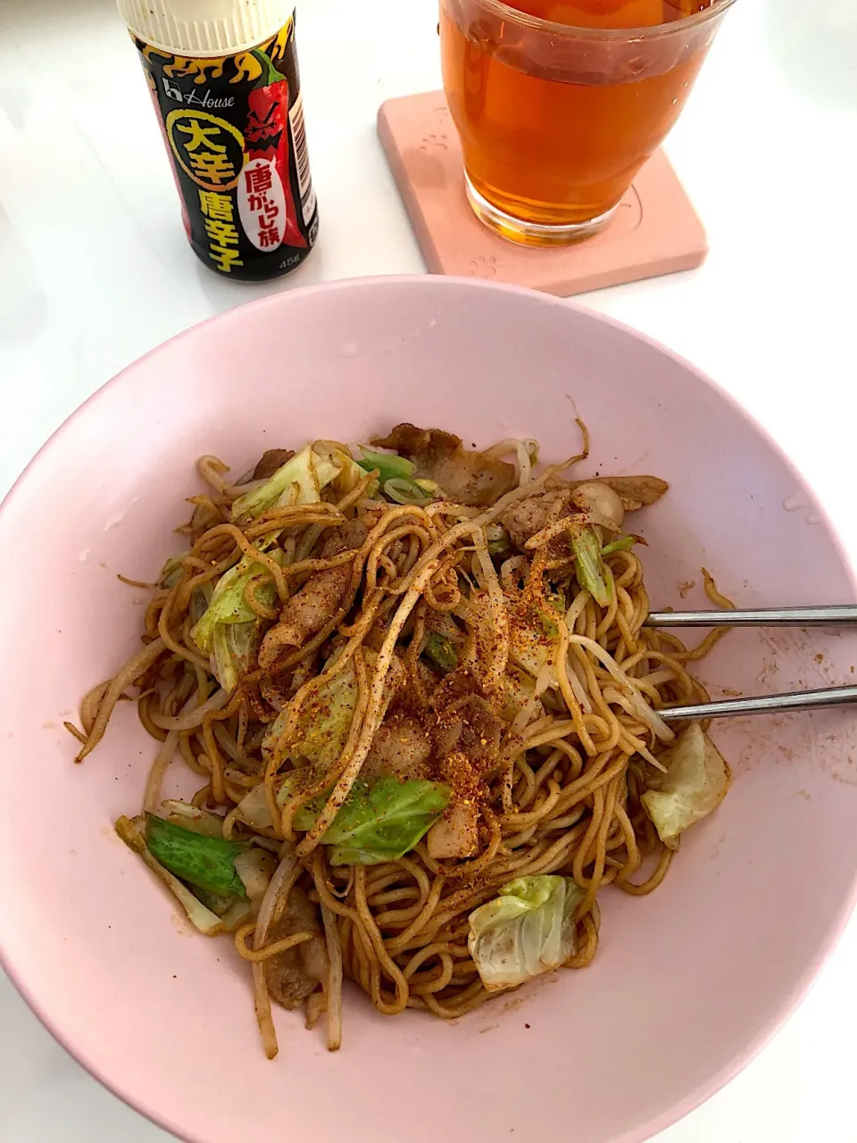 焼きそばlunch♡2019/01/07|ちび太さん