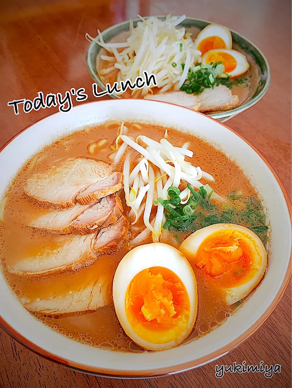 今日のお昼ご飯♪自家製チャーシューたっぷりの豚骨醤油ラーメン(o´罒`o)|yukimiya7262さん