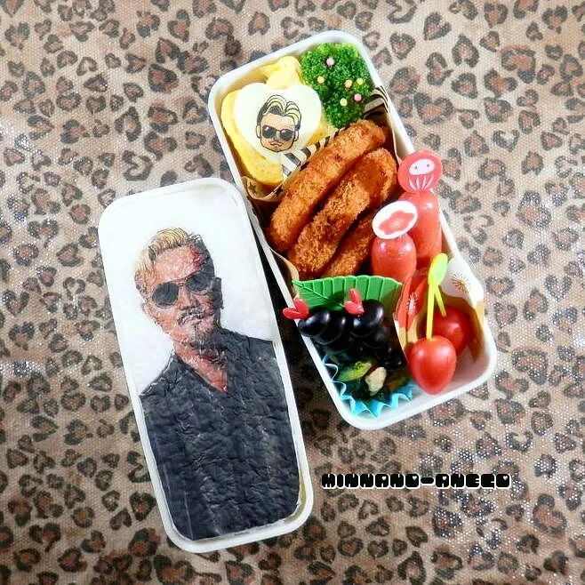 EXILE『ATSUSHI』弁当
 #オブラートアート
 #オブアート
 #似顔絵弁当|みんなのあねごさん