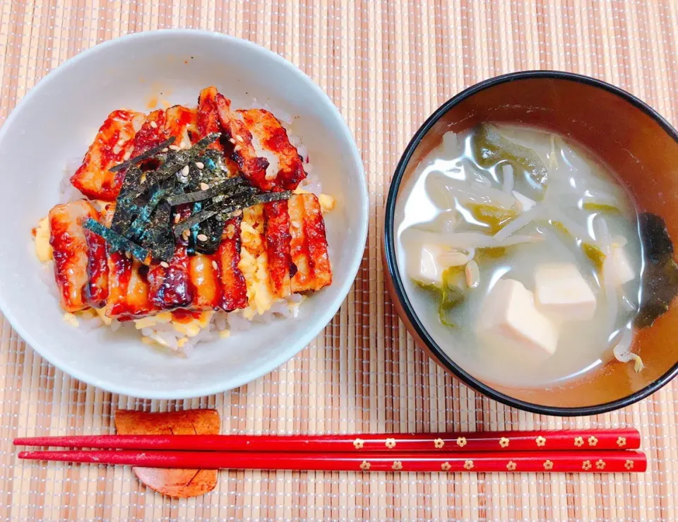 余ったちくわで蒲焼き丼|はらぺこちゃんさん