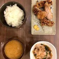 Snapdishの料理写真:ヒレカツ定食|takeruさん