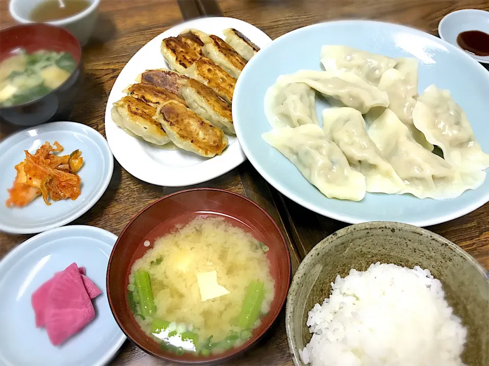 餃子定食と水餃子|チカさん