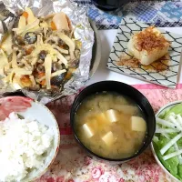 Snapdishの料理写真:鮭のみそマヨ焼き🐡|えりちゃんさん