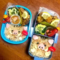 Snapdishの料理写真:イノシシ弁当♡