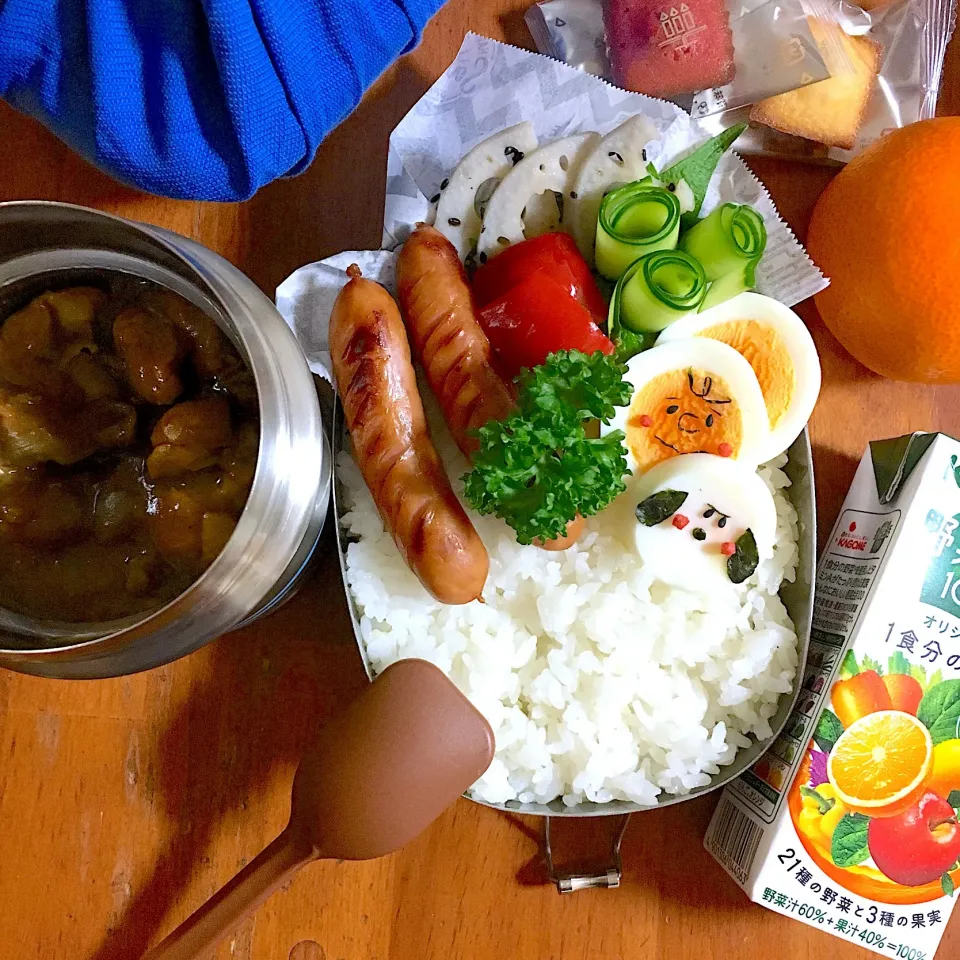 カレーライス弁当🍛|てんさん