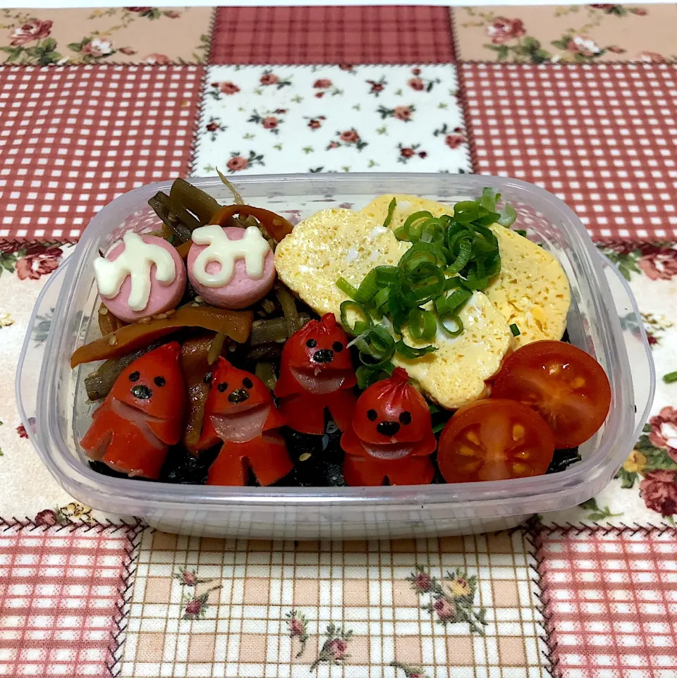 レンチンだし巻き玉子のり弁当🍱|＊ゆみしぼり＊さん