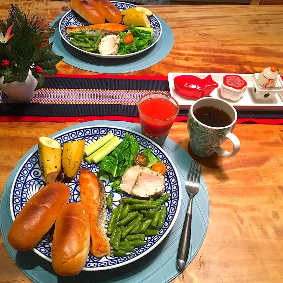 Snapdishの料理写真:朝ごはん 2019・1・7|ローゼルさん