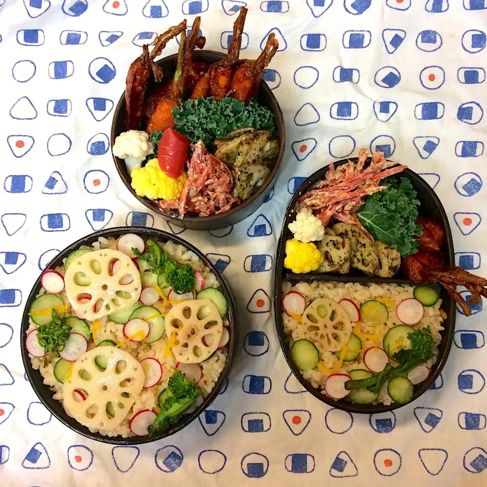 Snapdishの料理写真:#vegan 
ちらし弁当|makiko_aさん