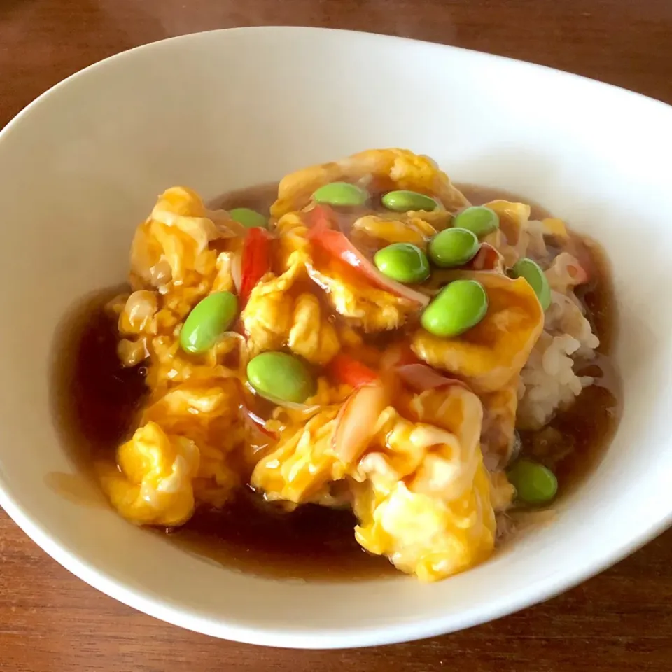 Snapdishの料理写真:今日も天津飯|マユマユさん