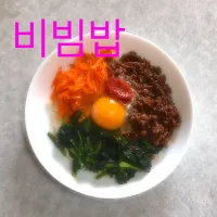 ビビンバ
 #ビビンバ  #手抜き  #手抜きご飯  #韓国風|まみさん