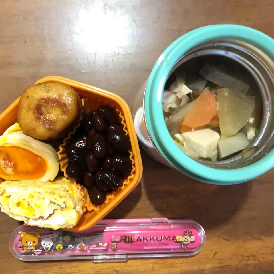 大学生弁当112🍱冬休み終了！弁当再開です🙆‍♀️|宙まめさん