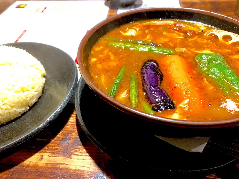 Snapdishの料理写真:スープカレー「ラマイ苫小牧店」|BOOさん