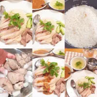 Snapdishの料理写真:#カオマンガイ  #手作り料理  #タイ料理 #ข้าวมันไก่# น้ำซุป,น้ำจิ้มกลมกล่อมมากๆค่ะ🐓✨🇹🇭|bua miyataさん