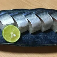 Snapdishの料理写真:すだち香る鯖寿司|chikoさん