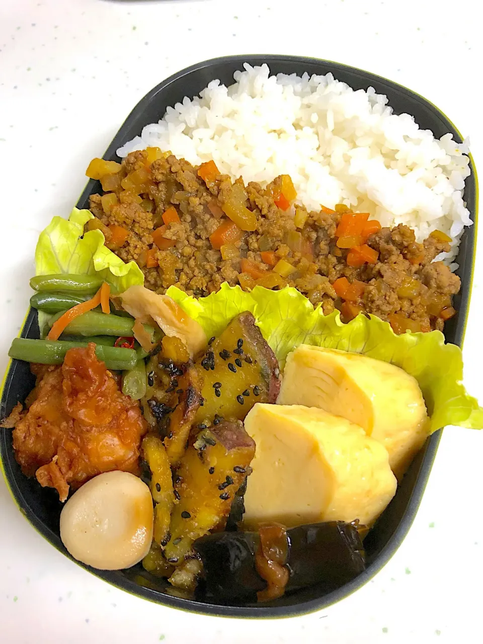 夫弁当〜♡今日はキーマカレーだよ〜♪|ちゃこまろんさん