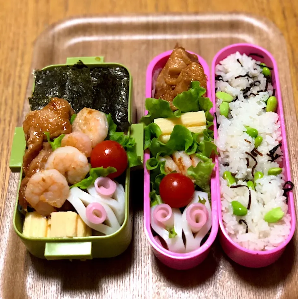 高校生お弁当 #弁当  #お弁当記録  #のり弁  #高校生お弁当|すずぽんさん