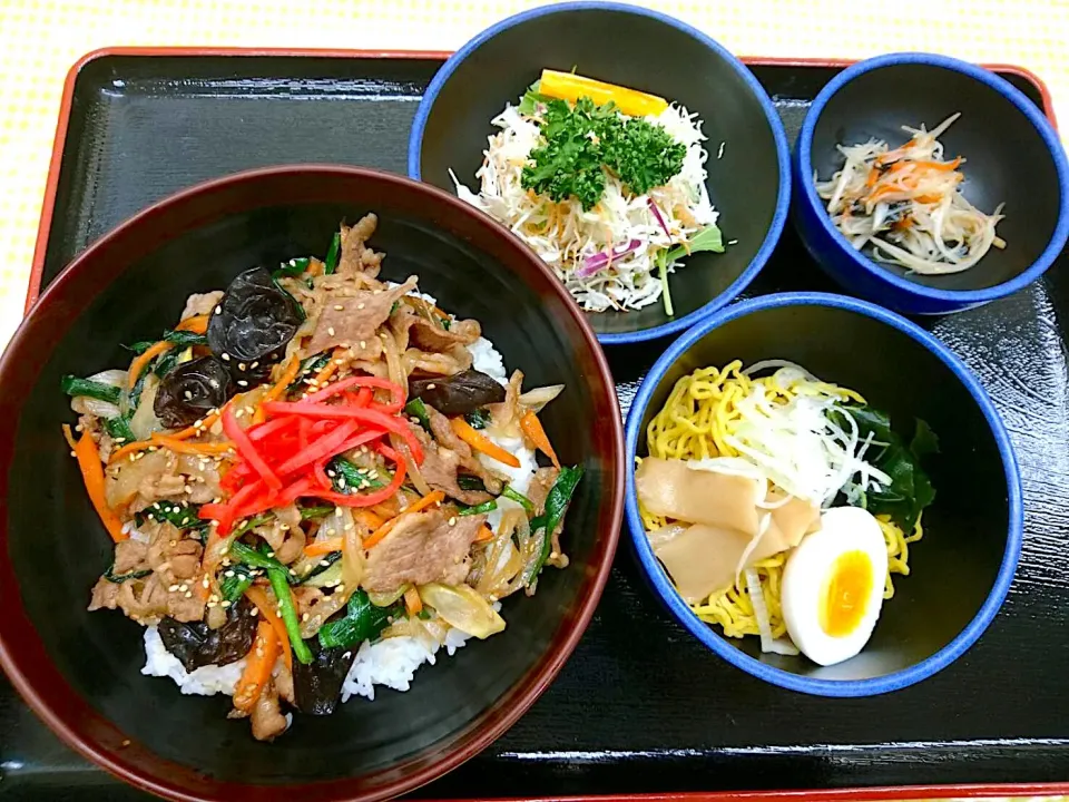 牛カルビ丼＆ミニラーメンセット|nyama1さん