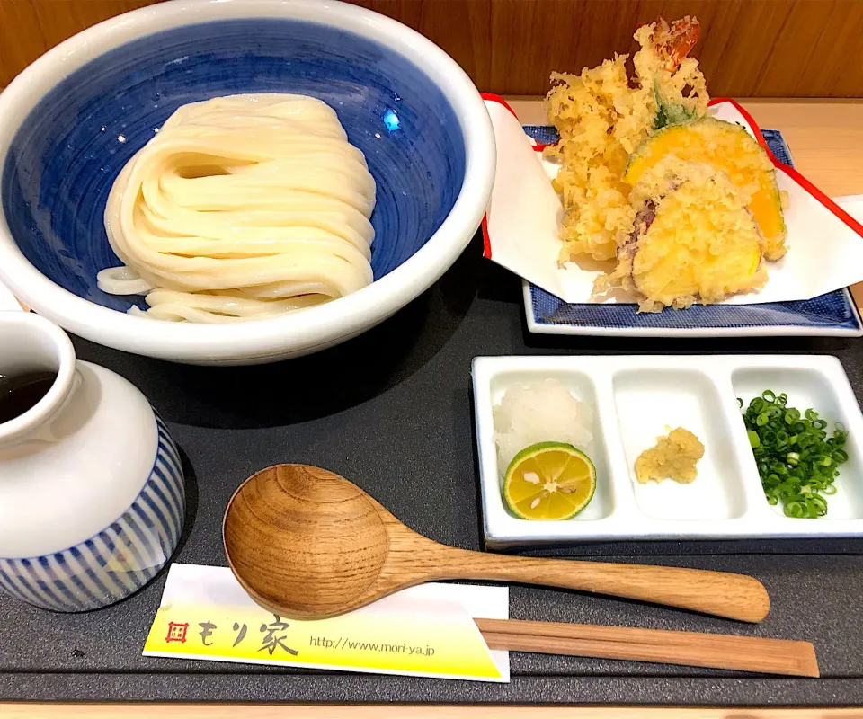 Snapdishの料理写真:ぶっかけ天ぷら冷や|buhizouさん