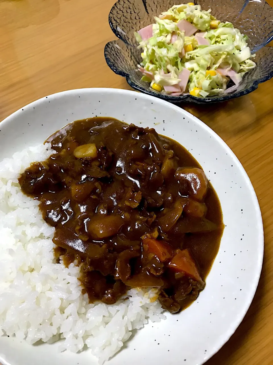 カレー&コールスローサラダ|sinさん