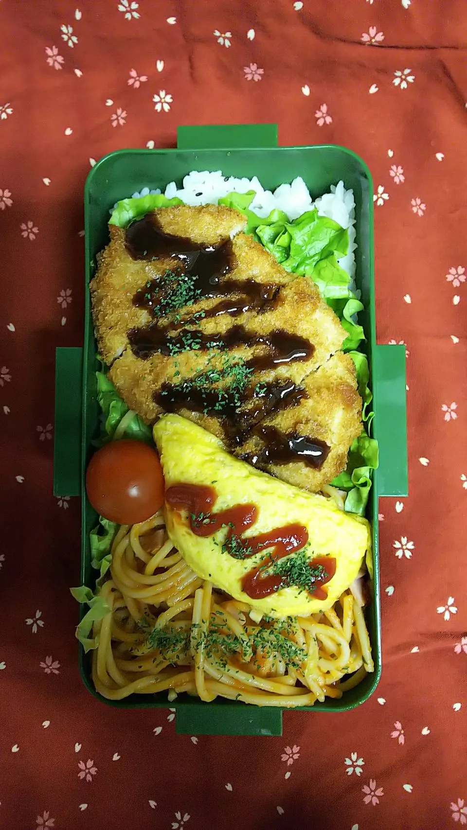 夫お弁当❗️ トンカツ丼‼️|かねしろ食堂さん