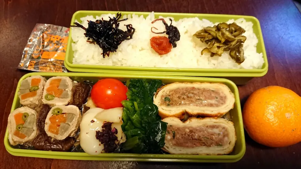 野菜の肉巻き弁当
 #今日のお弁当|りょーさん