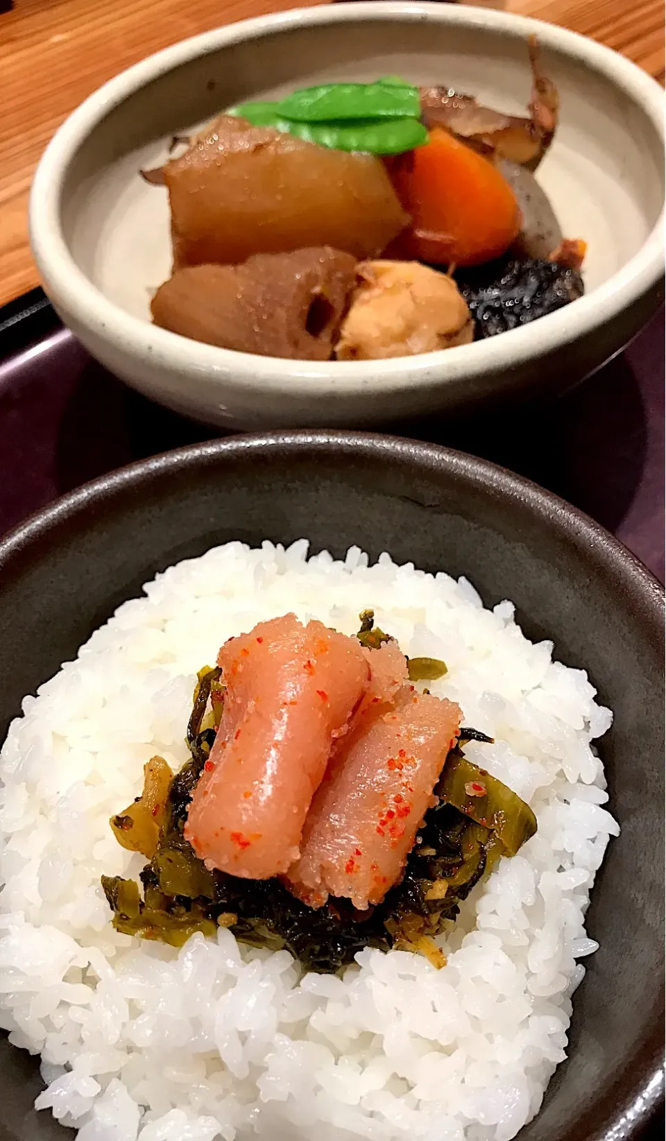 本日の昼餉は、卵かけご飯とがめ煮どす😋このお店、もの凄いボリュームなので、見事にダイエット＆糖質制限の精神に反しております🐷|にゃあ（芸名）さん