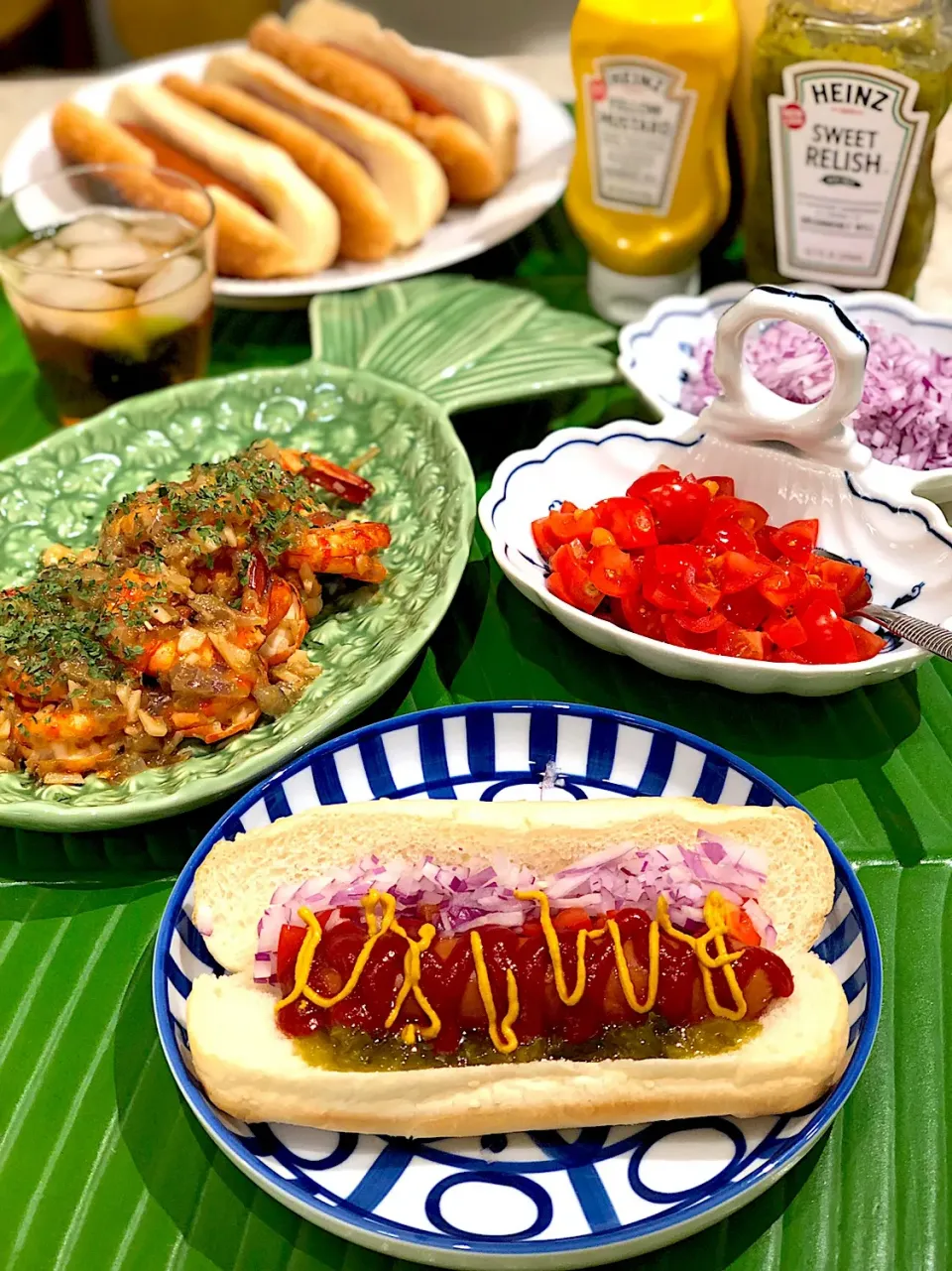 ホットドッグ🌭&ガーリックシュリンプ🦐|Mayumiさん